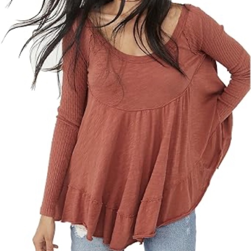 Free‎ People Women's Sundae Tee Top Size XSmall